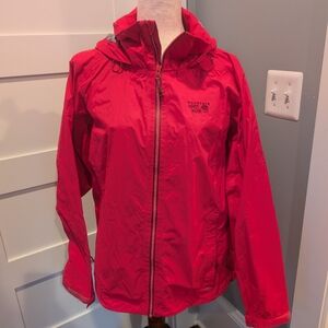 Mountain Hardware Pink Rain Jacket Size XL